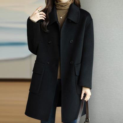 Veste d'hiver élégante unie pour femme