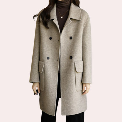 Veste d'hiver élégante unie pour femme