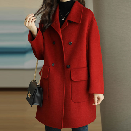 Veste d'hiver élégante unie pour femme