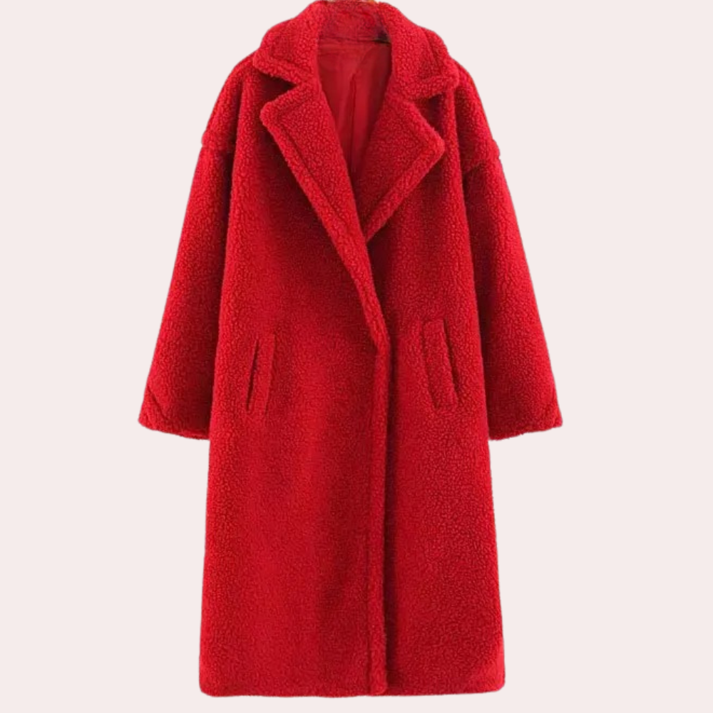 Manteau élégant pour femme Peluche douce Luxe