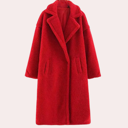 Manteau élégant pour femme Doux et chaud en peluche