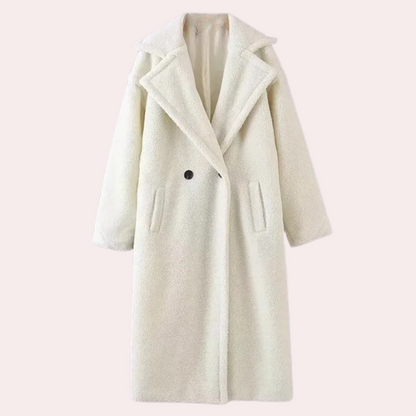 Manteau élégant pour femme Doux et chaud en peluche
