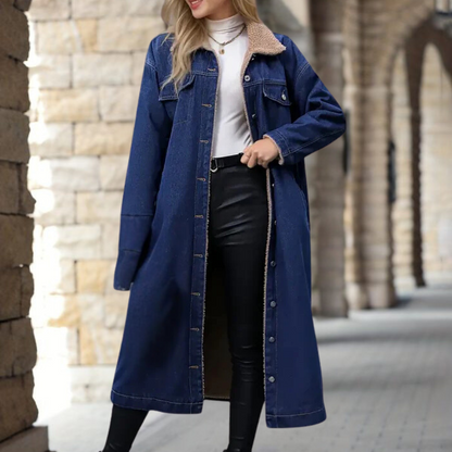 Veste en jean légère pour femme Hiver