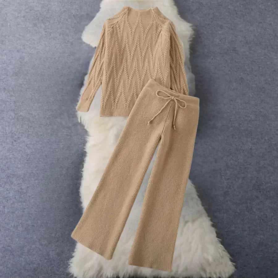 Ensemble en tricot 2 pièces élégant et moderne pour femme