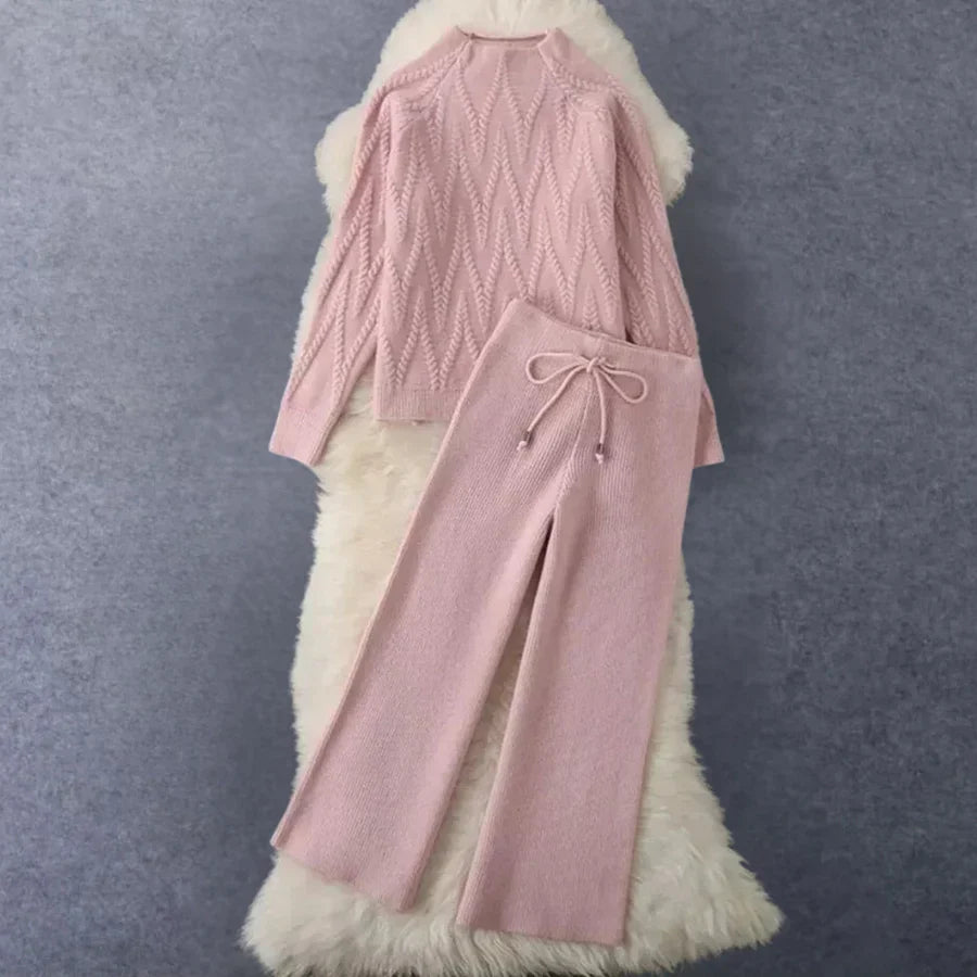 Ensemble en tricot 2 pièces élégant et moderne pour femme
