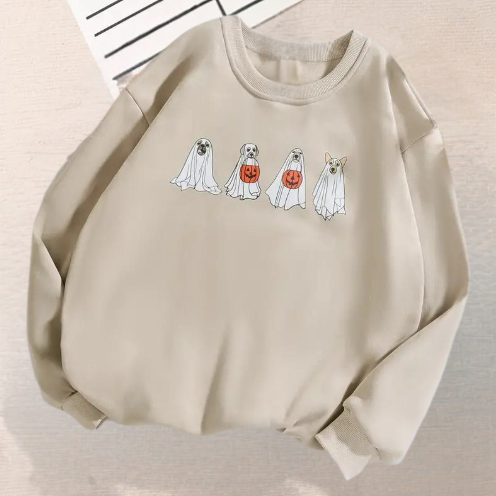 Pulls d'Halloween effrayants pour femmes avec motif chien