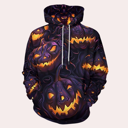 Gruseliger Halloween Hoodie Männer - IdealeKleiden