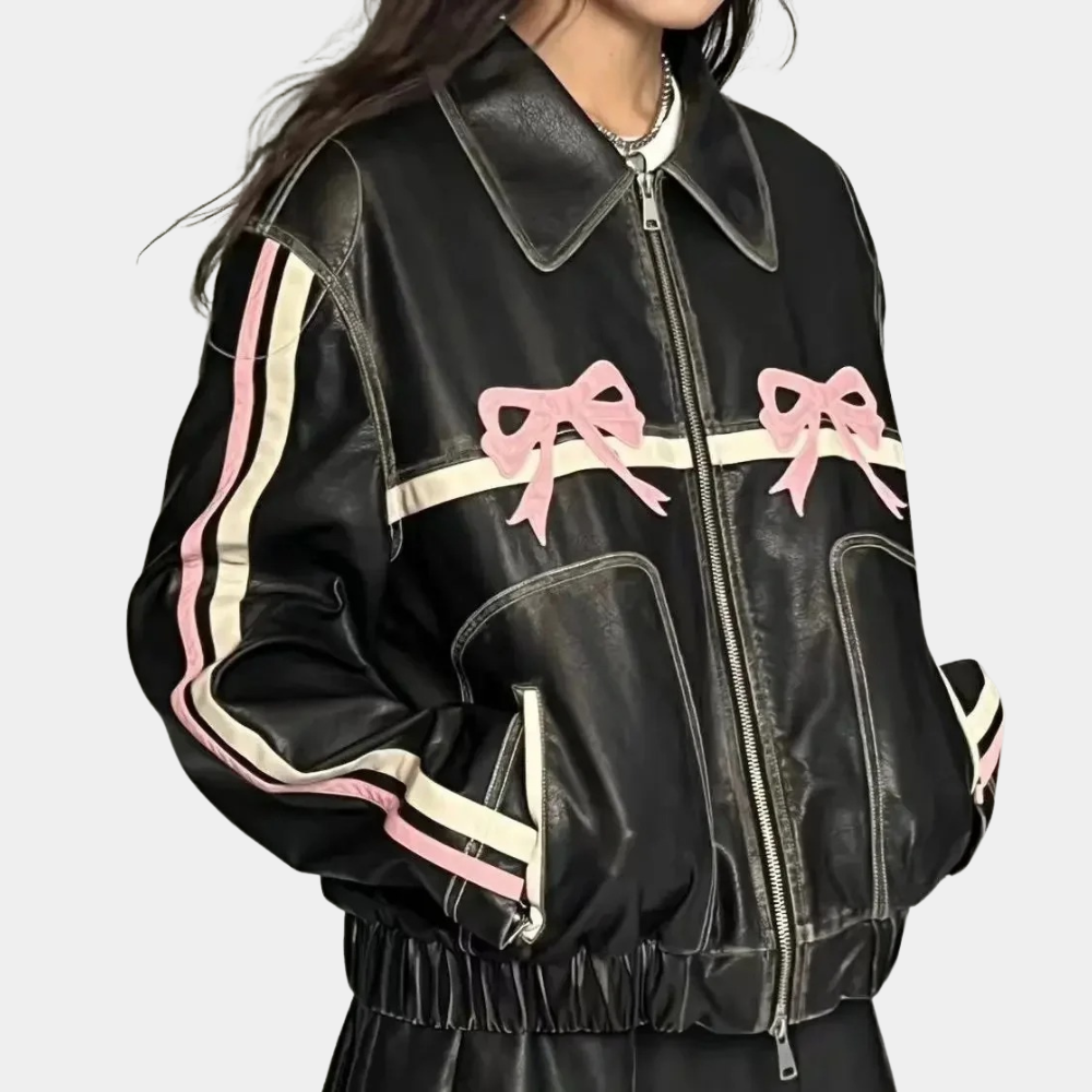 Veste femme élégante avec des boutons en forme de nœuds Mode d'automne