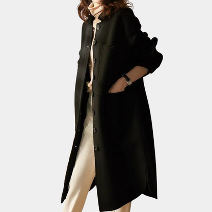 Trench-coat long d'hiver pour femme