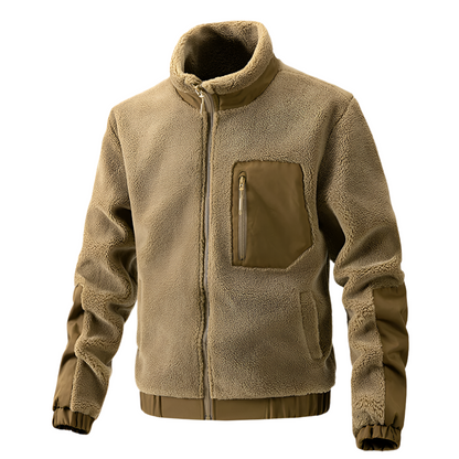 Veste polaire homme, fonctionnelle, zippée, pour l'extérieur