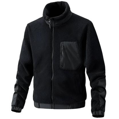 Veste polaire homme, fonctionnelle, zippée, pour l'extérieur