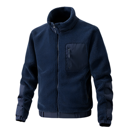 Veste polaire homme, fonctionnelle, zippée, pour l'extérieur