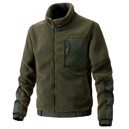 Veste polaire homme, fonctionnelle, zippée, pour l'extérieur