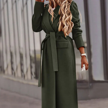 Élégante veste pour femme avec ceinture tendance
