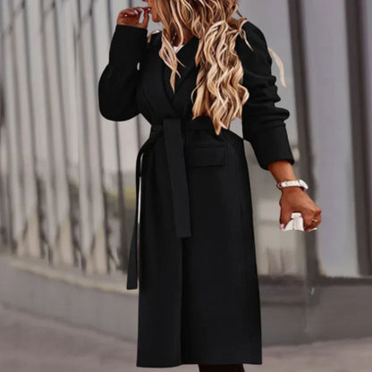 Élégante veste pour femme avec ceinture tendance
