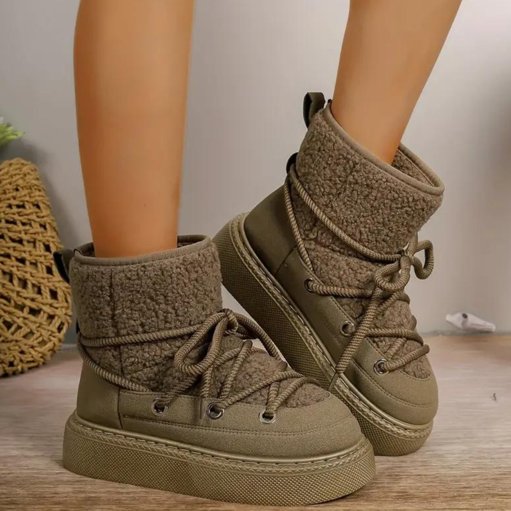 Bottes de neige isolantes pour femme – Chaudes et confortables