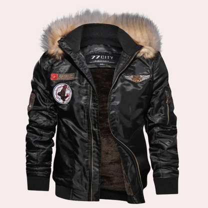 Veste d'hiver pour homme avec capuche style moderne