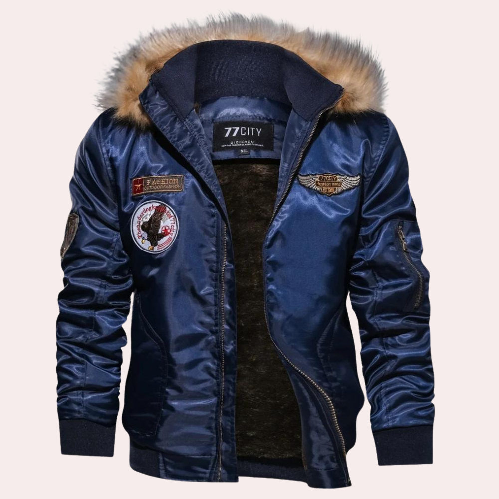 Veste d'hiver pour homme avec capuche style moderne