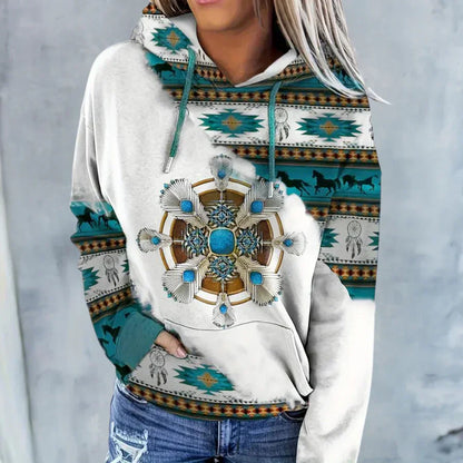 Sweat à capuche tendance pour femme, design chic