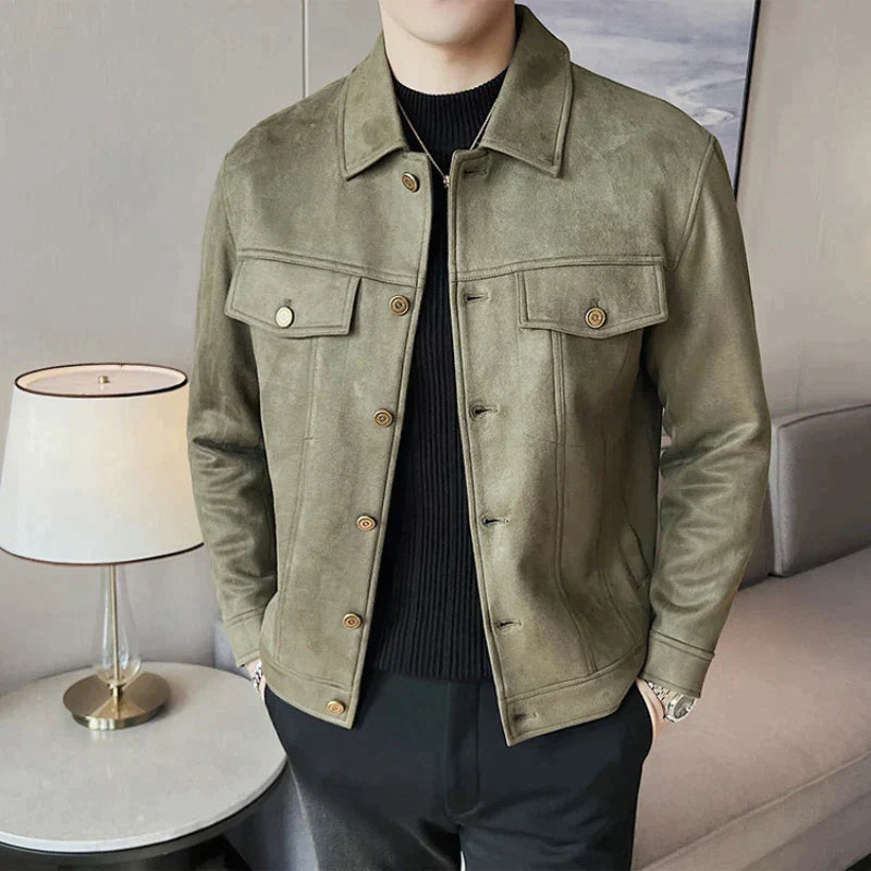 Veste en daim à la mode Qualité premium