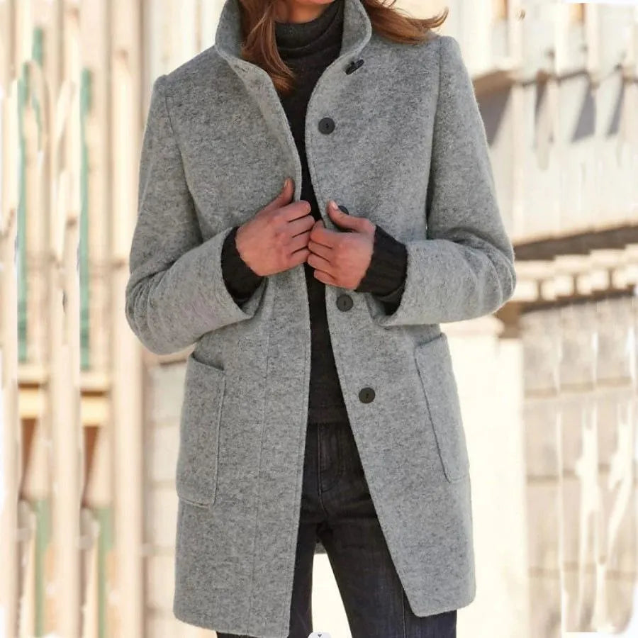 Veste élégante pour femme col montant chic