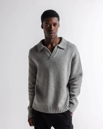Pull tricoté pour hommes, moderne, en laine