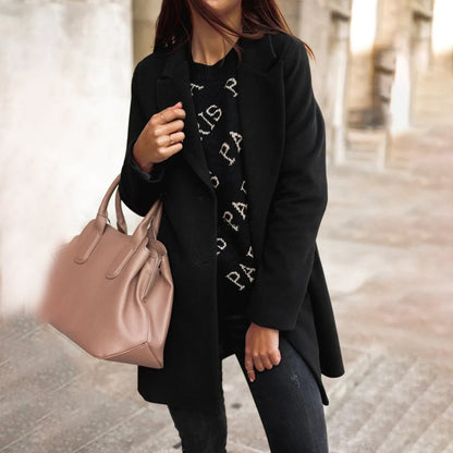 Veste d'automne femme chaude confortable moderne