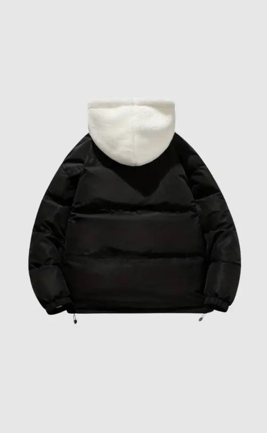 Warme Winterjacke Damen Reißverschluss Soft - IdealeKleiden