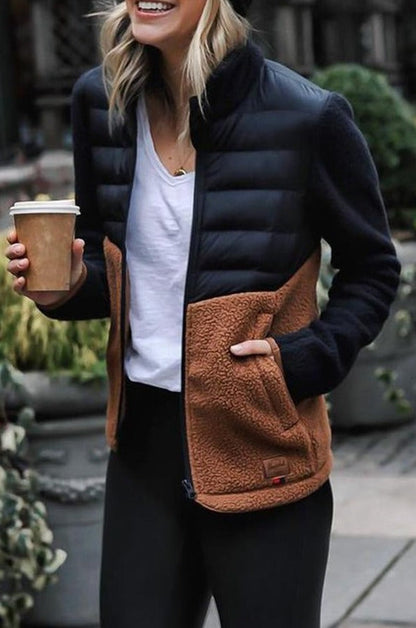 Manteau décontracté Col officier moderne