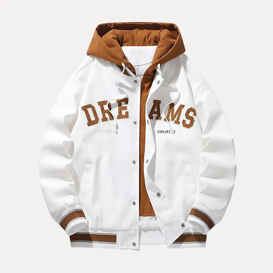 Veste universitaire stylée avec capuche