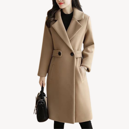 Trench-coat en laine élégant pour femme
