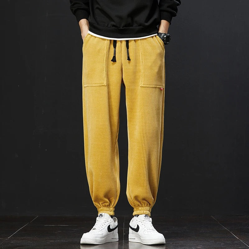 Bequeme Sweatpants Mit Verstellbarem Bund und Großen Taschen - IdealeKleiden