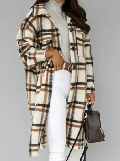 Manteau stylé pour femme en laine de qualité