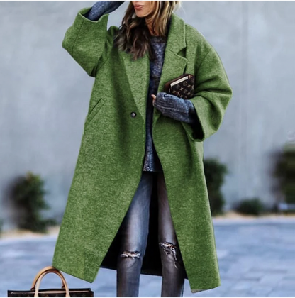 Longue veste d'hiver chaude pour femme
