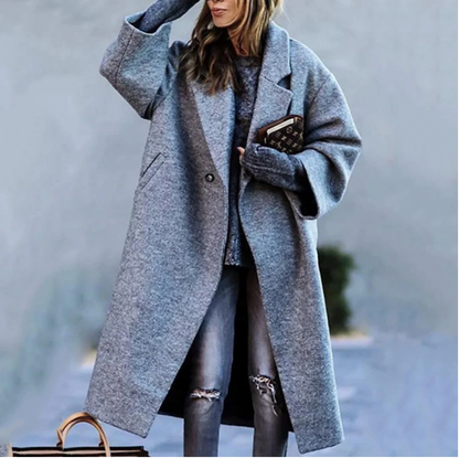 Longue veste d'hiver chaude pour femme