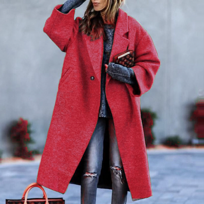 Longue veste d'hiver chaude pour femme