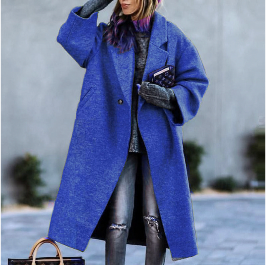 Longue veste d'hiver chaude pour femme