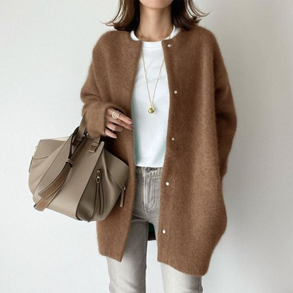 Cardigan d'automne pour femme élégant chaud