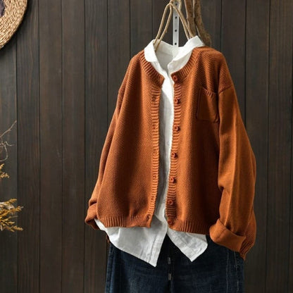 Cardigan doux en maille oversize confortable