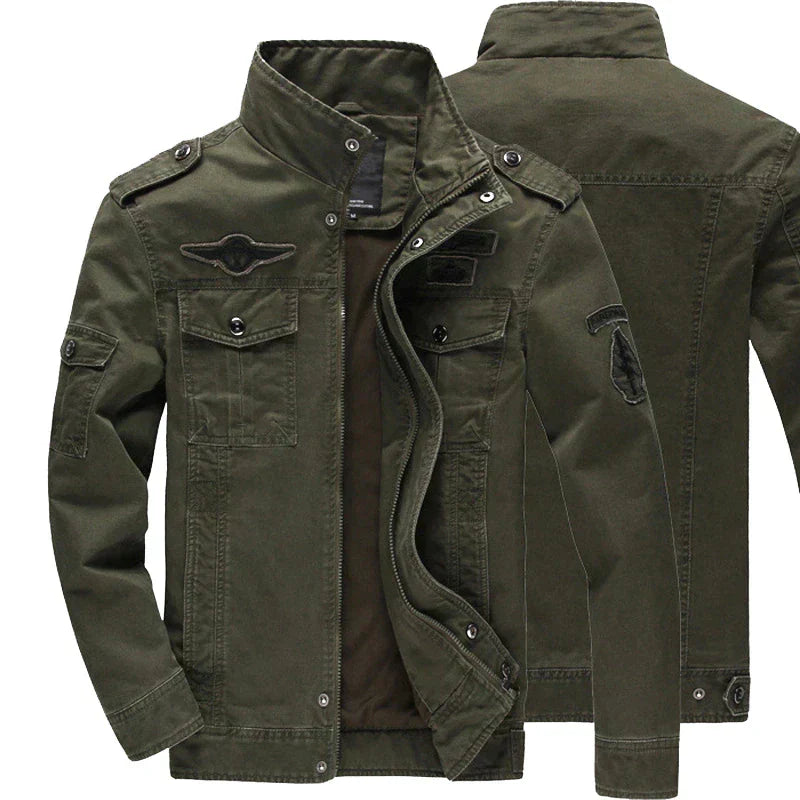Veste militaire verte homme outdoor