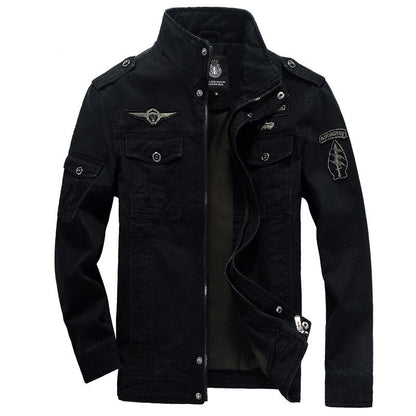 Veste Militaire Homme Style Outdoor Fermeture Éclair