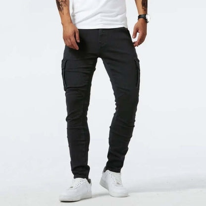 Jean skinny cargo pour homme