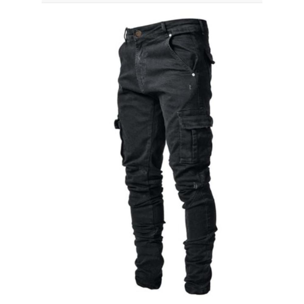 Jean cargo pour hommes Robuste Confortable
