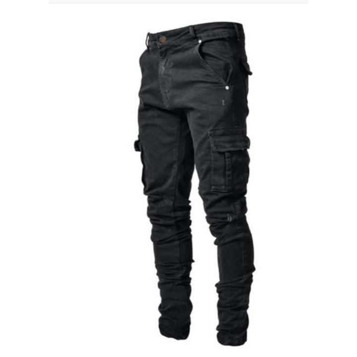 Jean cargo pour hommes Robuste Confortable