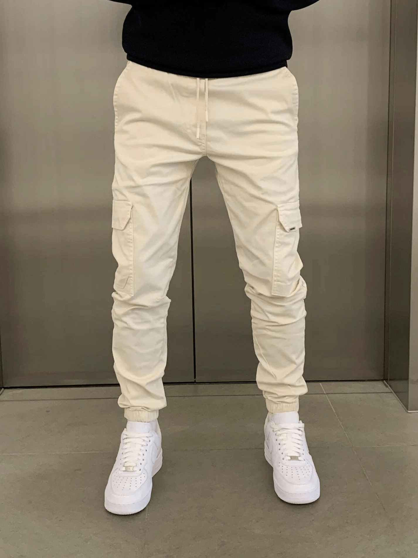 Pantalon de jogging slim cargo homme