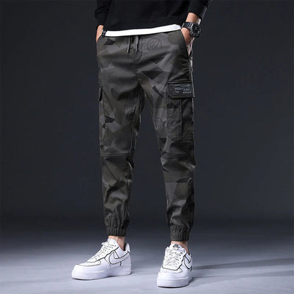 Pantalon de jogging skinny camouflage pour homme