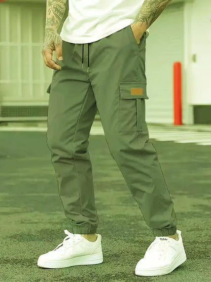 Pantalon cargo confortable pour hommeCoupe décontractée