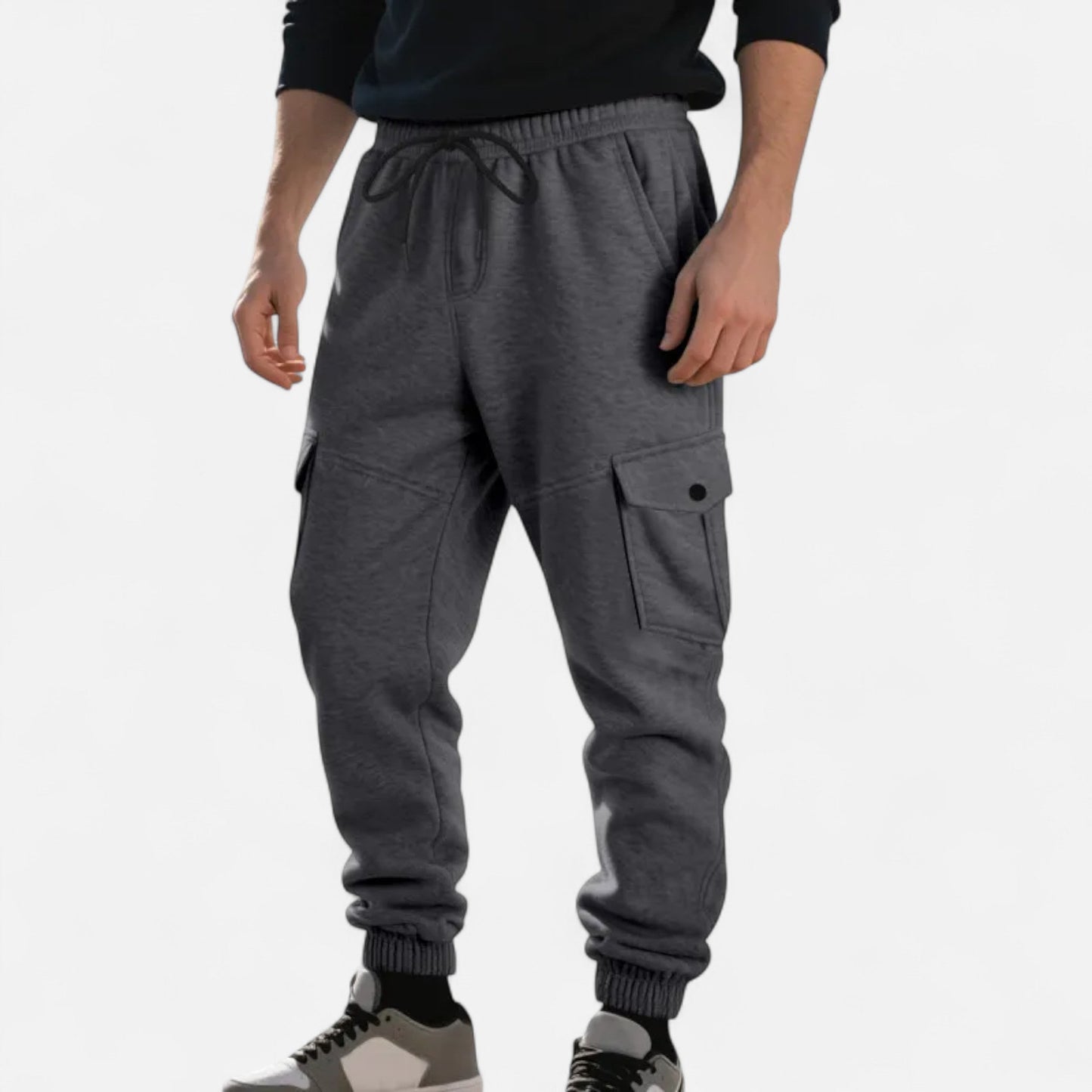 Pantalon cargo confortable pour homme avec cordon de serrage