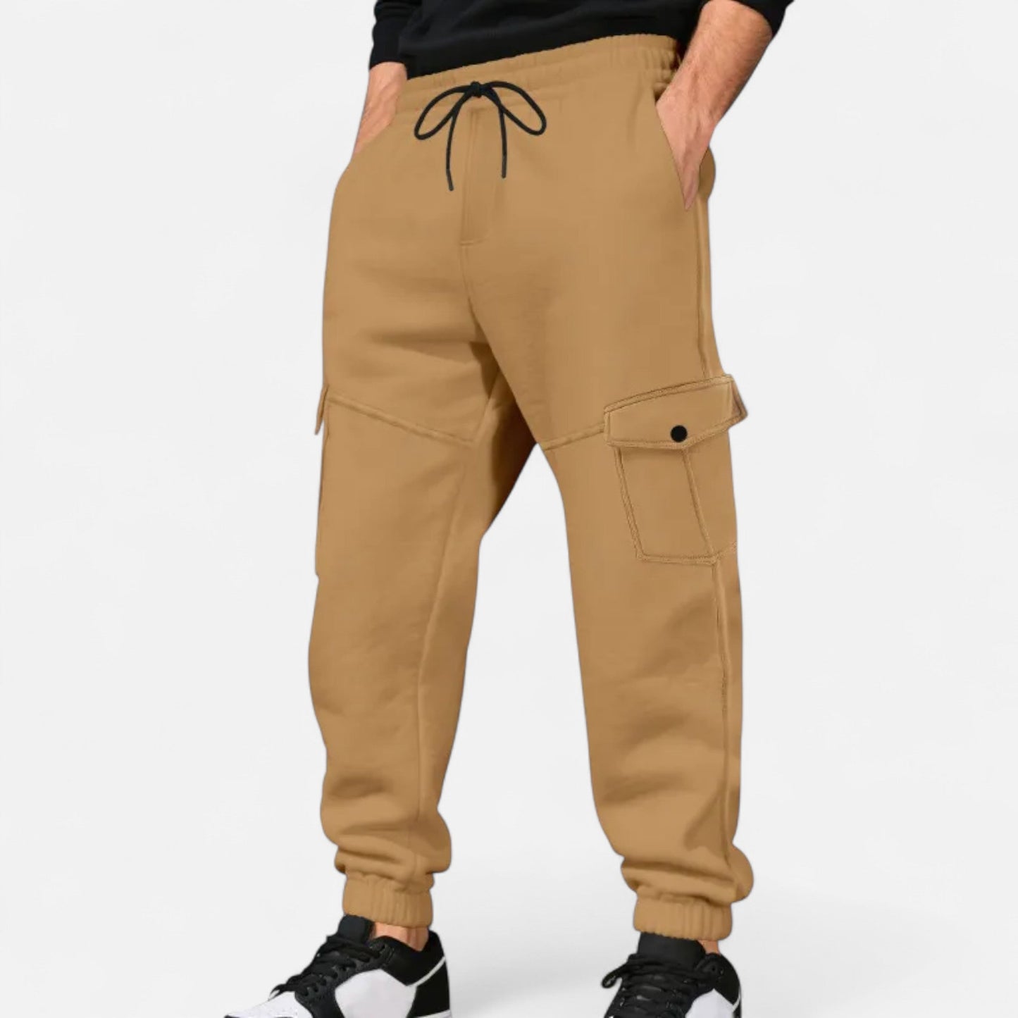 Pantalon cargo confortable pour homme avec cordon de serrage