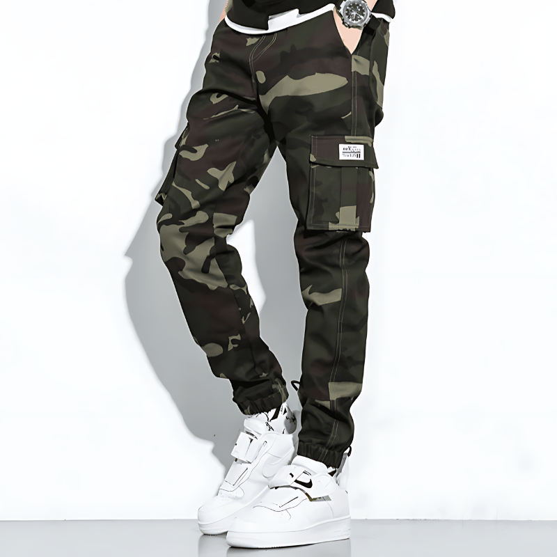 Herren Cargo Jogger Camo SlimFit - IdealeKleiden